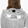Jednodílný kostým Koala Pánské pyžamo Dárek pro manžela Kigurumi Kombinéza Zimní M Jednodílný kostým Koala - S