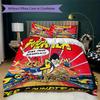Werner Comic Pattern Bedding uilt Set uilt Cover Pillowcase Home Decoration Birthday Gift (1 * duvet cover + 2 * pillowcase without core)245