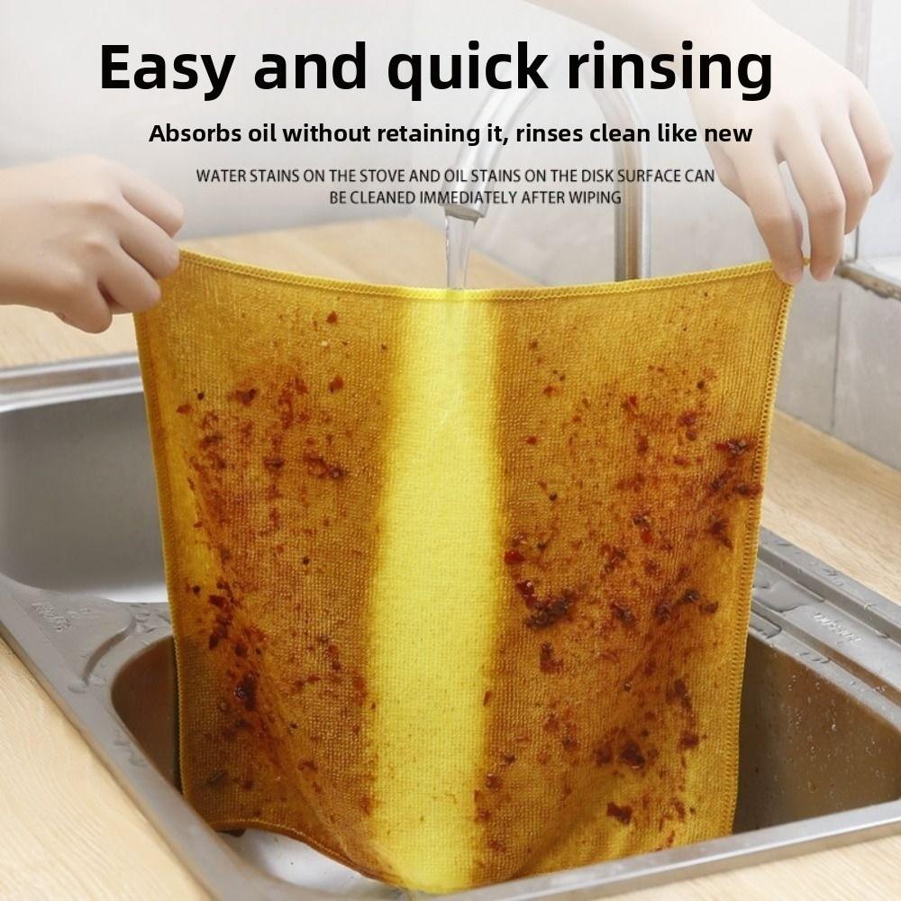 20Pcs Thickened Car Cleaning Rag Soft Household Cleaning Towels Super Absorbent Cloths  Car Wash