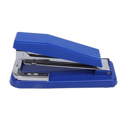Drehbarer Hefter Kompakte Buchheftmaschine 25 Blatt Kapazität für 24 6 26 6 Klammer Papier Pappe Leder Blau