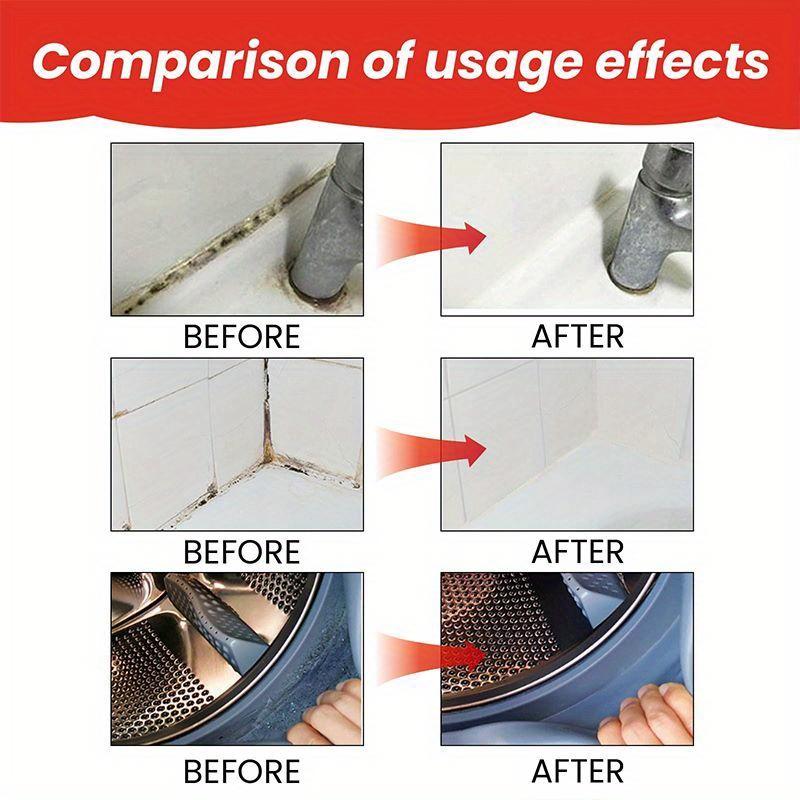 Effective Mold Mildew Cleaner Mold Remover Eco Friendly Gel Mildew Remover for Bathroom Washing Machine Refrigerator Strip