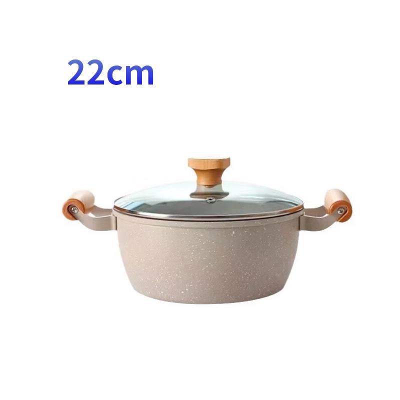 

Triceratops Maifan Stone Non-stick Double-Ear Soup Pot