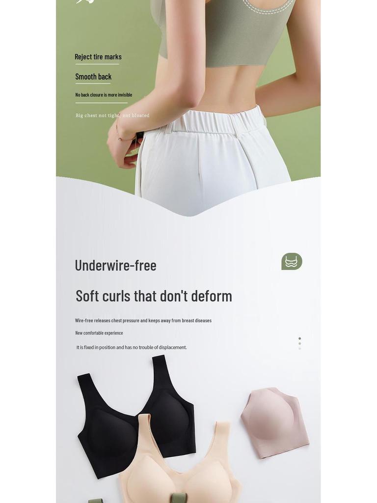 Seamless Wire-Free Plus Size Minimizer Bra 