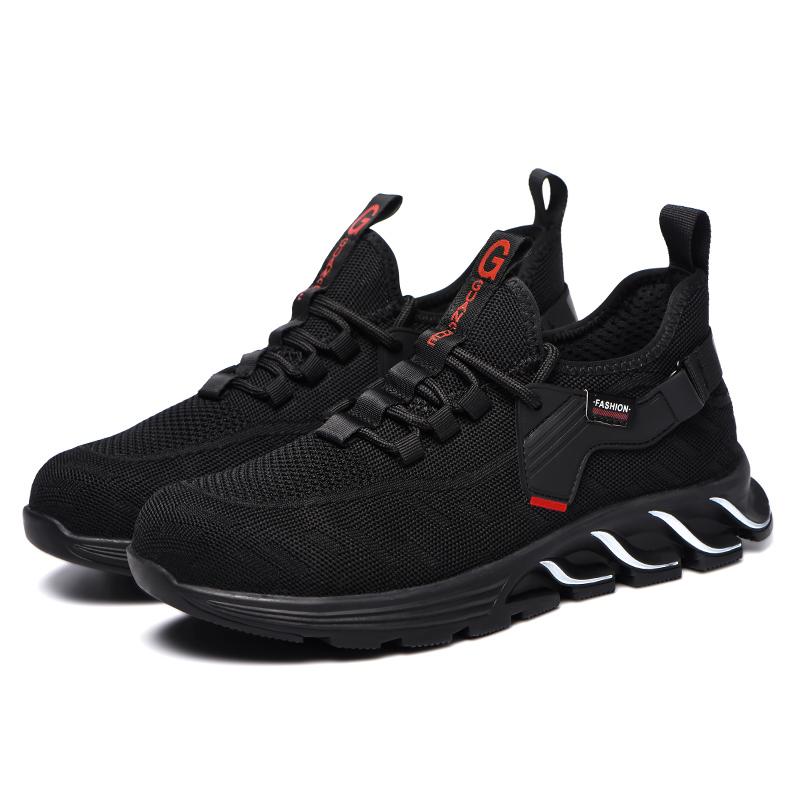 Muži Pracovní bezpečnostní obuv Ocelová špička Proti propíchnutí Nezničitelná Dámská Kevlarová vložka Pracovní tenisky proti rozbití Ochranná obuv