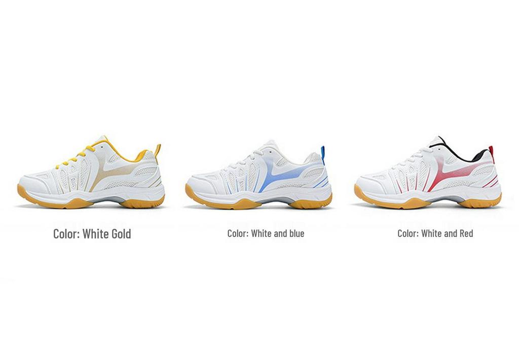 Unisex Breathable Professional Badminton & Table Tennis Shoes - New Model for Training & Student Use