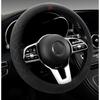 For Land Rover Defender Discovery Range Rover Sport Velar Evoque Steering Wheel Grip- 38cm Suede Non-Slip Breathable