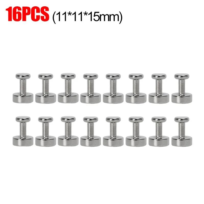 24/2PCS Neodymium Magnetic Thumbtacks Suction Cup Strong Magnet Push Pin for Refrigerator Whiteboard Kitchen Office Magnets Hook