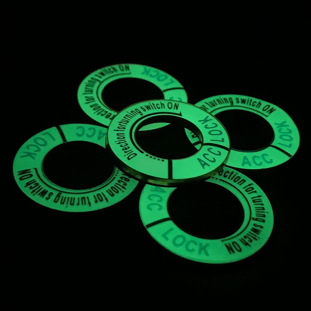 Car Ignition Key Ring Cover Decorative Trim Sticker for Peugeot 2008 308 301 307 408 508 407 3008 208 Citroen Accessories