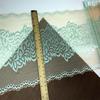 (3 Colors) 22.5cm wide Elastic Lace, Two Tone Stretch Lace Fabric for Lingerie, Bra, Underwear, Garment, Sewing & Crafting