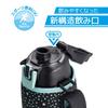 Thermos Vacuum Insulated Sports Bottle, 1.5L, Black Star, Keeps Drinks Cold Only, FHT-1501F BKST