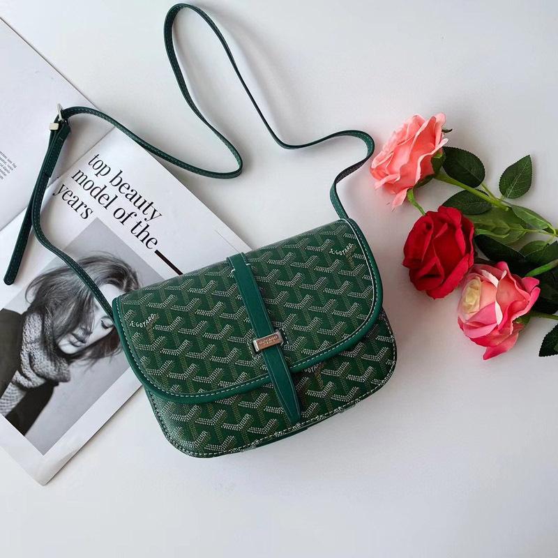 ROBINE Messenger Bag Kleine Vierkante Tas Schoudertas Crossbody Tas_Lucky_B groen