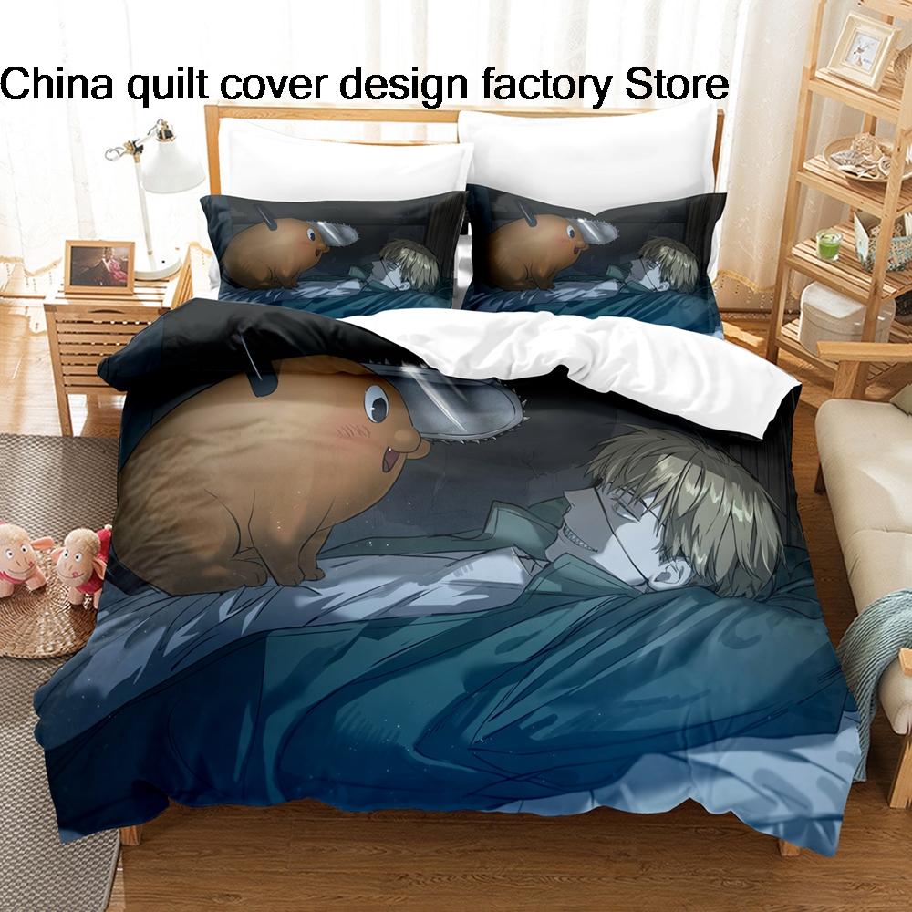 3D Printed Red Hair Girl Bedding Set Duvet Cover Pillowcase For Adult Kids Bedroom Decor Twin Full Queen King Size Bed Linen