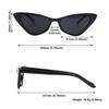 Small Frame Vintage Cat Eye Sunglasses for Women UV400 Protection Retro Sunglasses Eyewear Fashion Trendy Streetwear Accessories