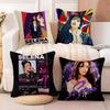 Music Of Latin Singer S-Selena 4 Pillow Case Linen Pillow Case Sofa Home Decor Cushion Cover Cushion Cove