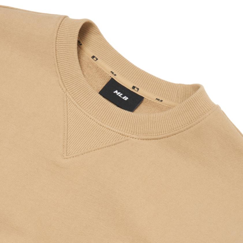 New MLB New York Yankees Sweatshirts Unisex Beige 3AMT00121-50BGD