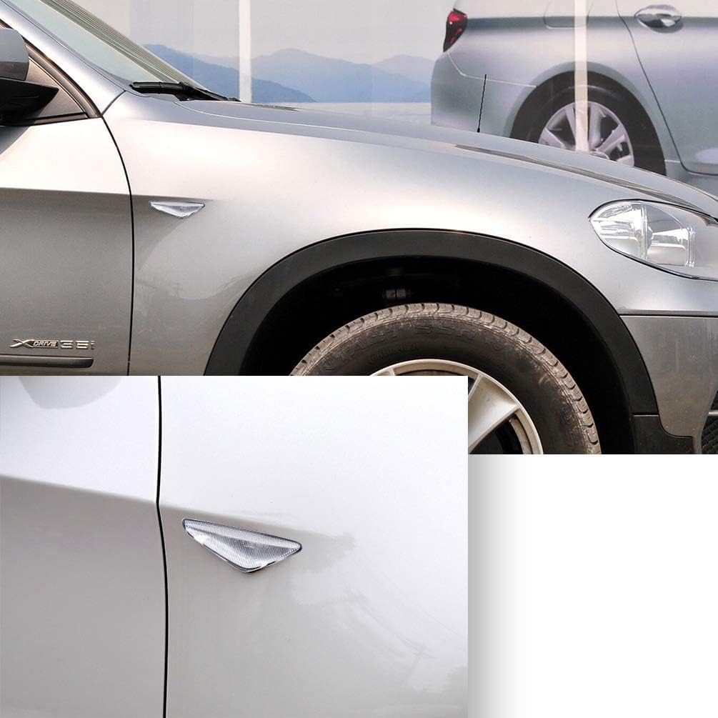Clear Lens LED Side Marker Lights for 2007 2008 2009 2010 2011 2012 BMW E70 X5 E71 X5 E72 X5 F25 X3 Front Turn Signal Lights Lighting Housing OEM