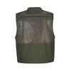 Men's Lightweight Cotton Multi-Pocket Mesh Vest - Sleeveless, Plus Size, Ideal for Summer, Fishing, and Outdoor Activities.