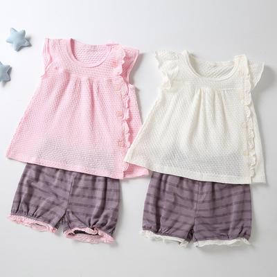 2Pcs Baby Boy Girl Cartoon Cute Bear T-Shirts Shorts Set Toddler Little Outfits Short Sleeve Clothing Sets Blue, 3T