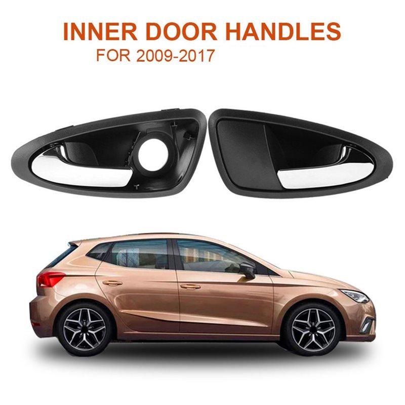 Auto For Seat Ibiza 2009-2017 Front Left Right Inner Door Handle 6J1837113A 6J1837114A