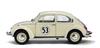 SOLID O Beetle Volkswagen Diecast Car S1800505 Beetle Harvey White 1/18