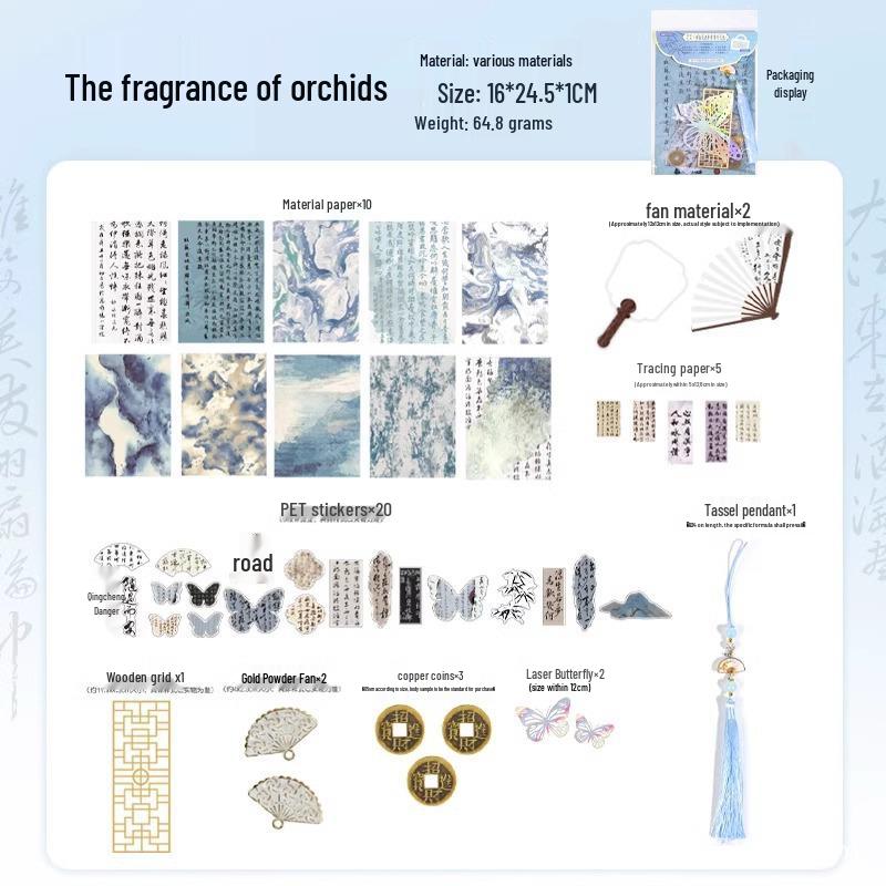 Yuxian DIY Ita Bag Kit Vol. 2 - Ins Style Accessories for Handmade Decoration