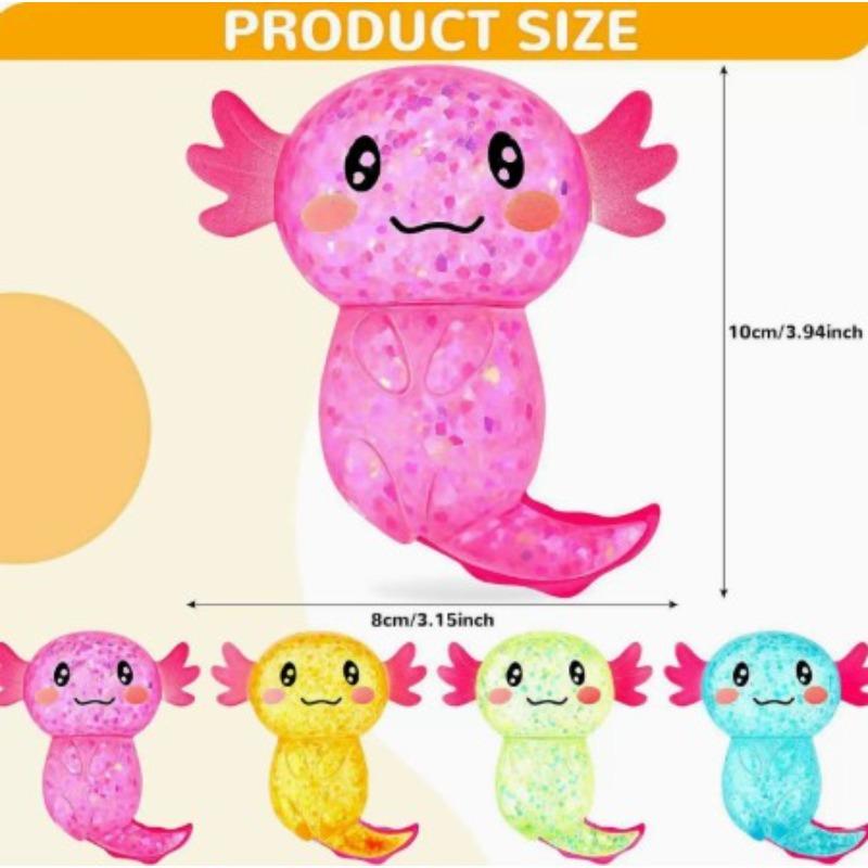 New Popular Colorful Cute Salamander Maltose Candy Toy Fun Squeezing Birthday Supplies Anti Anxiety Gift