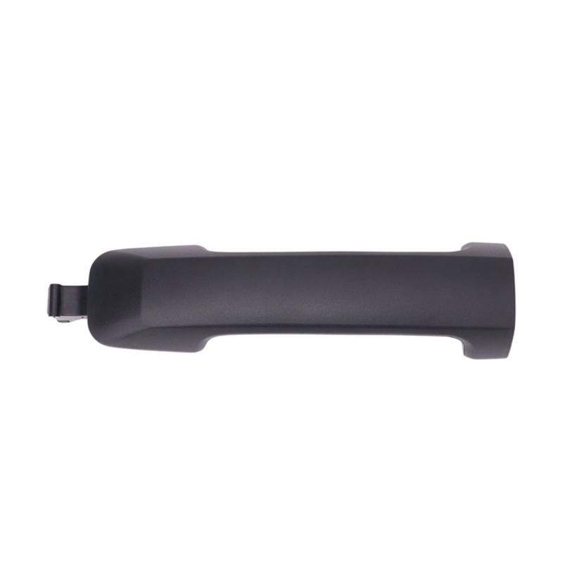 Black Exterior Door Handle with Separate Small Cover, Solid Front Face, Rear Clip Structure, and Part Number 69217-0C030 69210-0C010 for Replacement