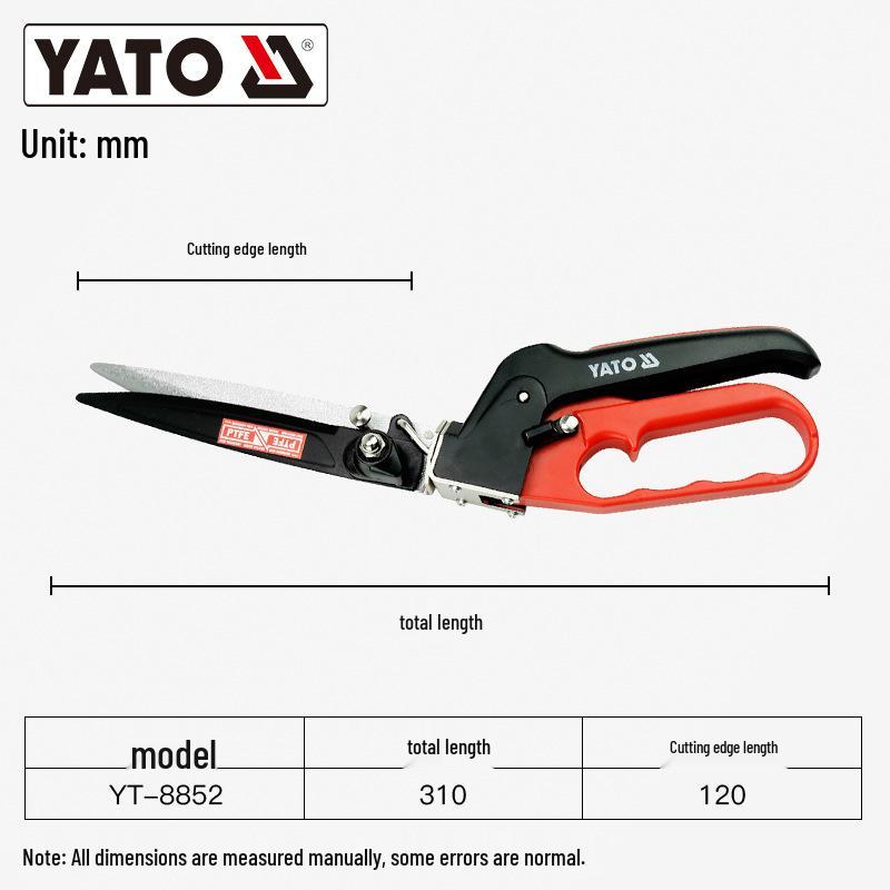 YATO Garden Shears for Pruning, Grafting, and Cutting Thick Branches