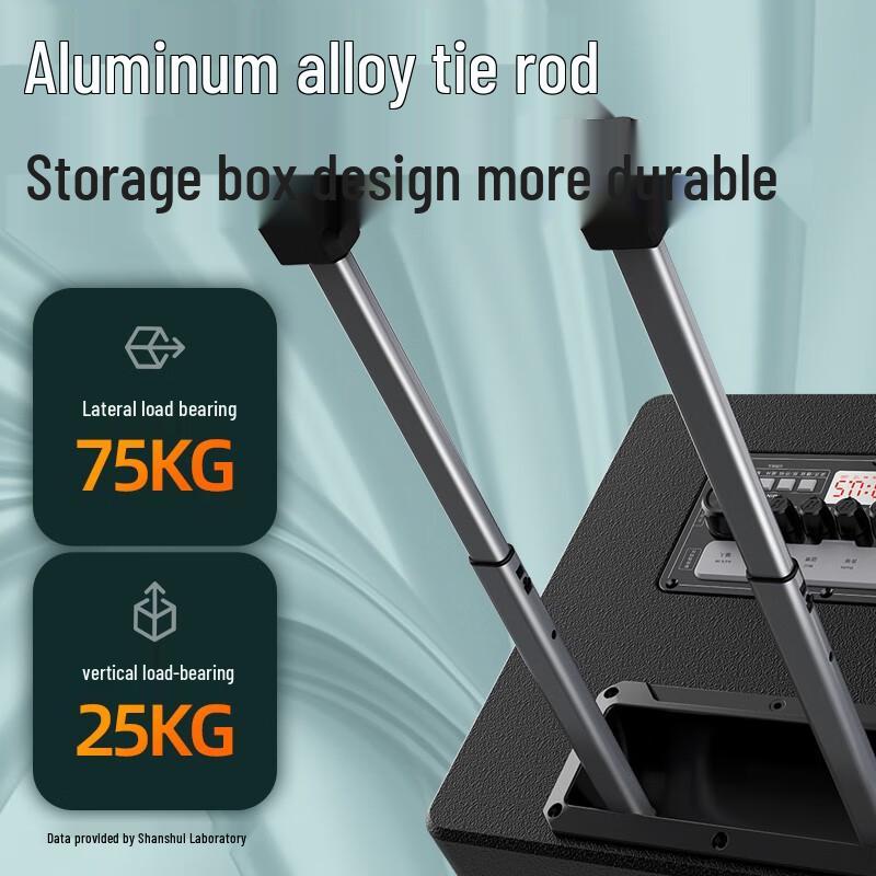 SANSUI E12 Portable Outdoor KTV Speaker with Wireless Microphone