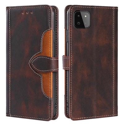 Frosted Flip Wallet Case für Samsung S22 S8 S9 S10 Plus S20 S21 FE A03 Core A13 A22 A32 A53 Note 20 Cover Leder Holster Kartensteckplatz Telefon Stoßstange