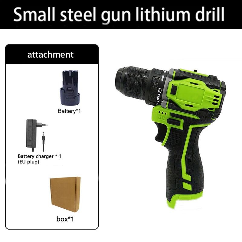 

16.8V Бесщеточная 2в1 Электродрель и Шуруповерт Литиевый Электроинструмент 45Нм Компактная Аккумуляторная Ручная Дрель для Дома DIY Ремонта