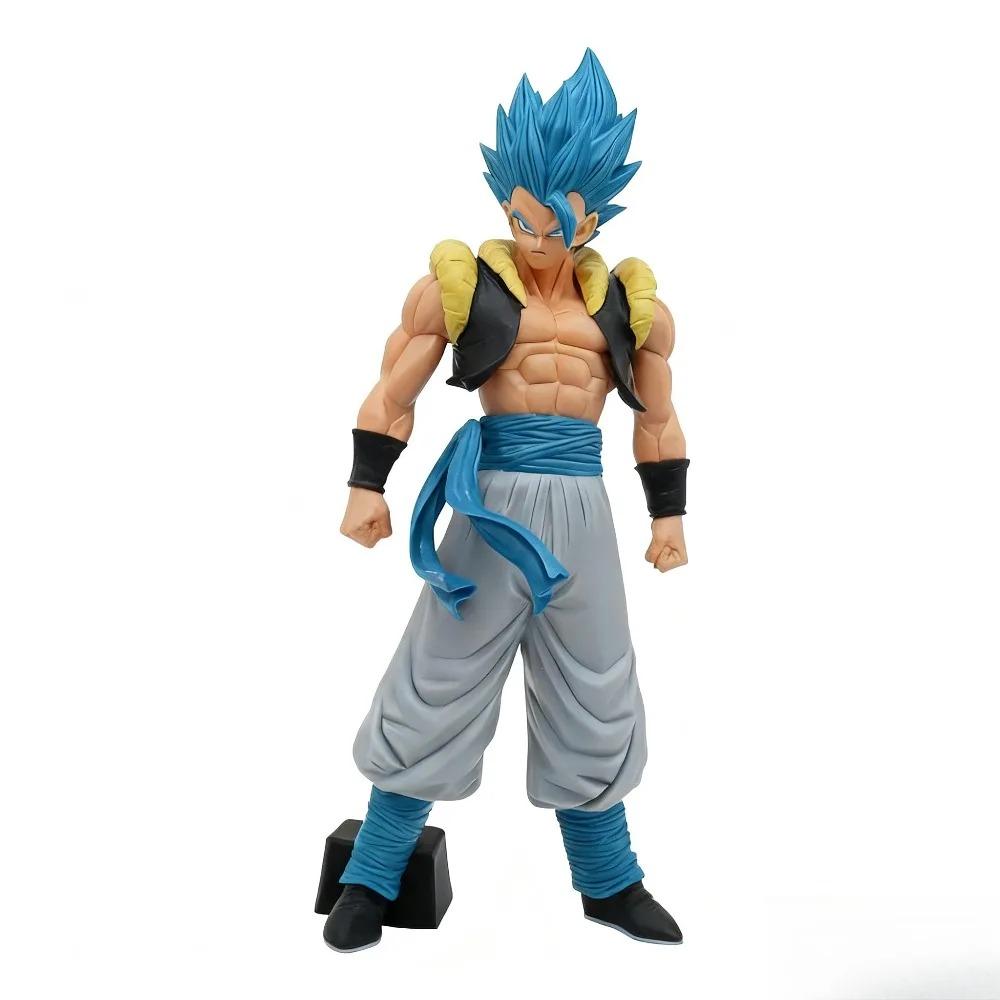 Dragon Ball Handmade Super Blue Bugita Action PVC Super Goku Doll Anime Accessories Handmade Home Collection Decoration
