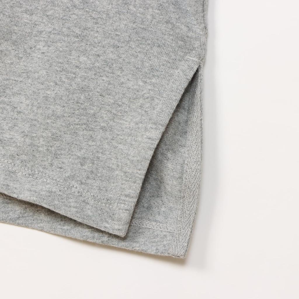 Champion Long Sleeve Crew Neck CottonUSA Script Oxford Size M Women's Dress, 100% Cotton, Logo, Gray, (CW-W401)