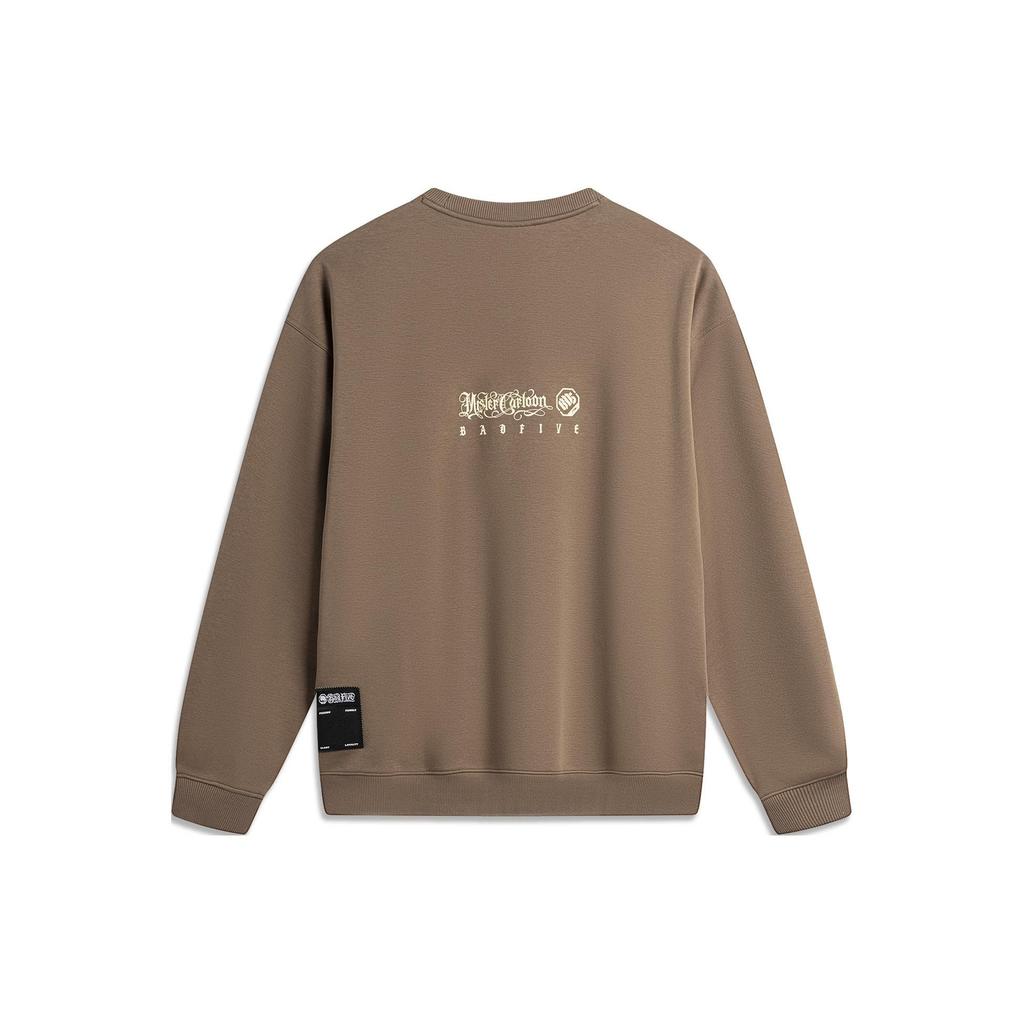 Li Ning x MISTER CARTOON Sweatshirt Men's Brown AWDTF29-5