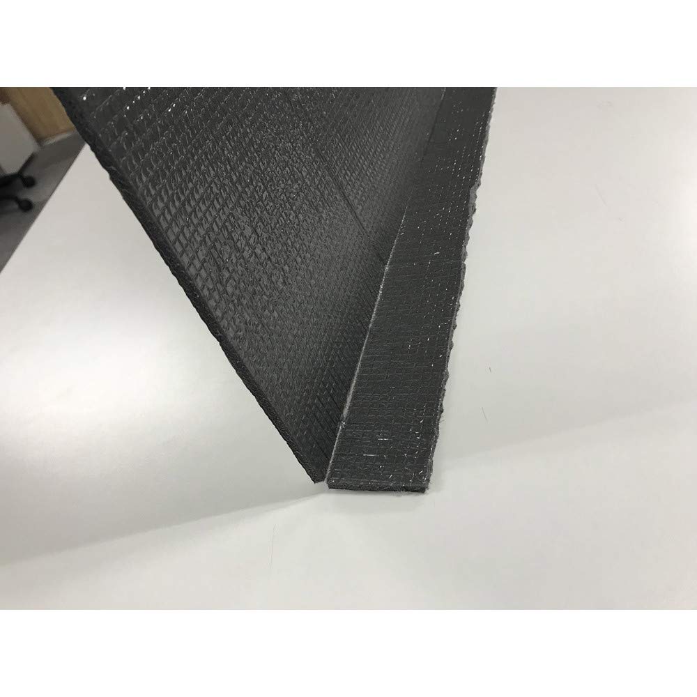 TRUSCO Windshield Sunshade for Kei Cars and Silver PFS-S Sedans,