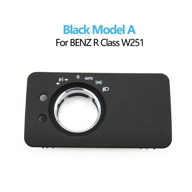 Car Dashboard Headlight Control Switch Panel Cover Trim For Mercedes Benz W251 R-Class R280 R300 R350 R400 R500 2005-2017