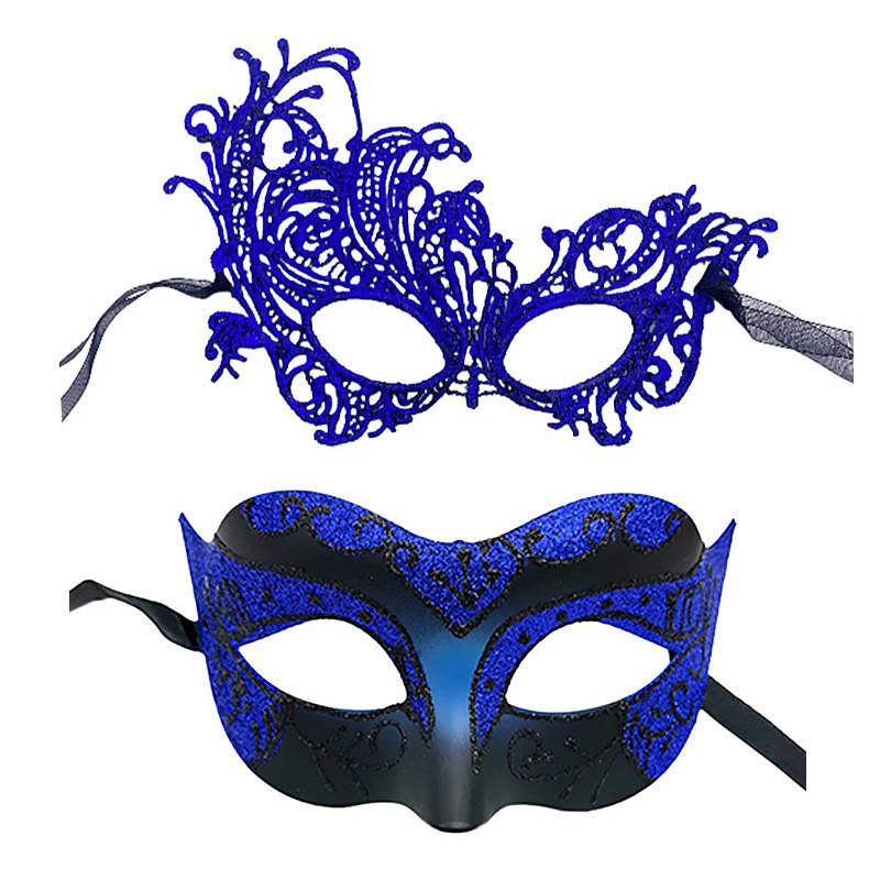 Daisy Duck Halloween Mask With Handcrafted Lace For Costume Parties And Couples