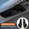 Für BMW 5er i5 G60 2024 Auto Türschlitz Aufbewahrungsbox TPE Auto Türseiten-Aufbewahrungsbox Tablett Auto Innenraum Zubehör