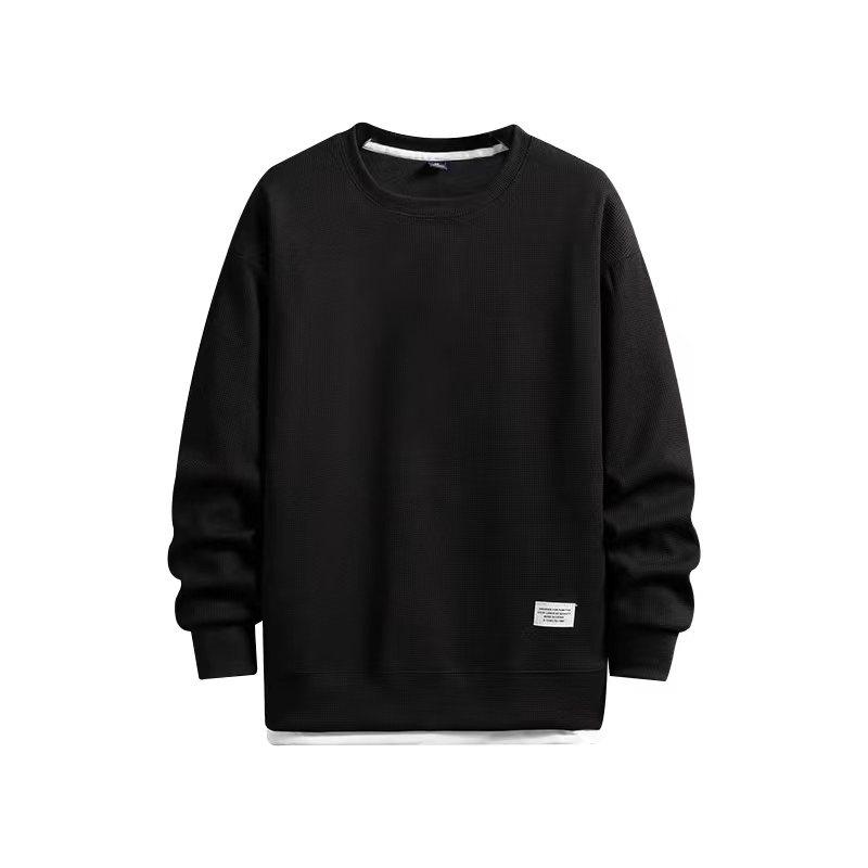 

Осенняя мужская толстовка, зимняя толстовка с круглым вырезом, вафельная толстовка, мужская повседневная красивая спортивная одежда, пуловеры с длинным рукавом 3XL