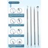 Stainless Steel Blackhead Remove  Tools Kit,  Grade Blackhead Extraction Blackhead / Whiteheads / MI2 / Pimples Remover For Face