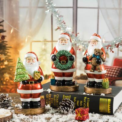 Novos produtos, enfeites de Papai Noel, móveis para casa, Natal, decorações de Natal, decoração de cena atmosférica, artesanato em resina