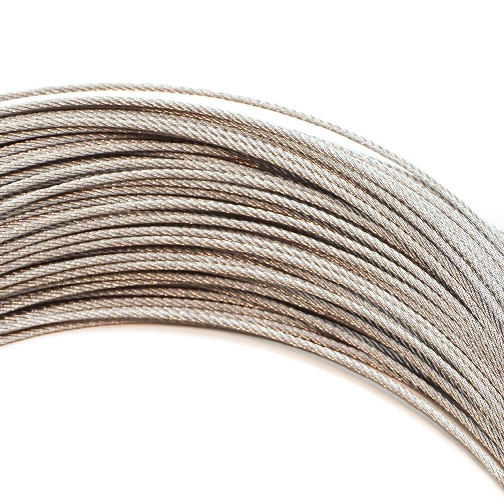 EWR5472 Window Regulator Repair Cable Steel Wire Rope 7x7 Diameter: 1.5 mm Length : 100 meter for Car Window Regulator