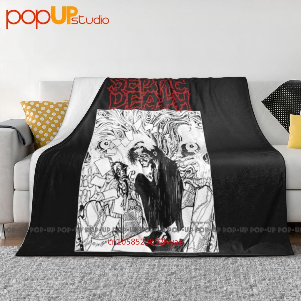 Vintage Septic Death By Pushead Glow In The Dark Ultra-Soft Blanket Quilt Winter Sofa Cover Bed Covers