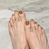 8ml Mirror Shine Glitter No Lamp Needed Long Lasting Non-Fading Non-Toxic Toe Nail Polish DIY Nail Tool