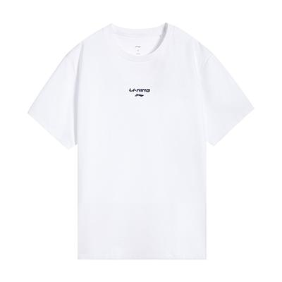 Fashionable Versatile Comfortable Skin-Friendly Breathable Short Sleeve T-Shirt Unisex Tops Standard-White AHSW875-1