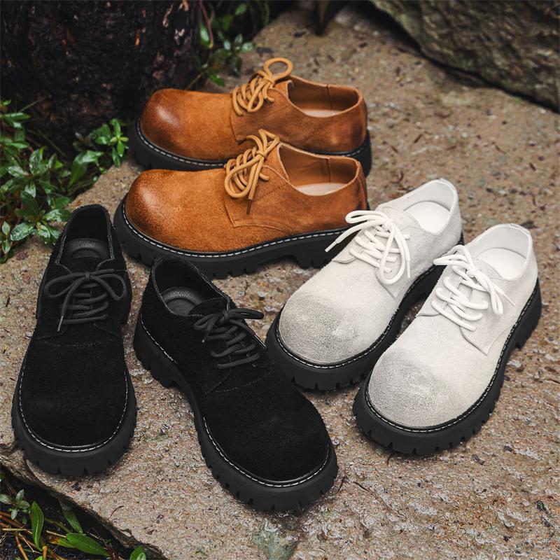 Pánská pravá kůže Boty pro volný čas Měkké mokasíny Pánské ploché módní značky Muži Mokasíny Prodyšné boty pro řidiče