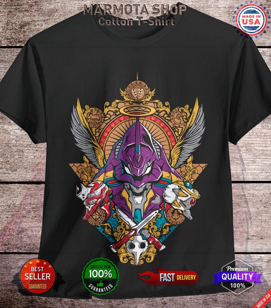 

EVA 01 Neon Genesis Evangelion Shirt Japanese Anime Manga NERV T-Shirt Tee 4XL