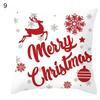 Christmas Themed Throw Pillow Cover With Short Plush Print Living Room Sofa Decoration Cushion Cover Pillow Covers Decorative