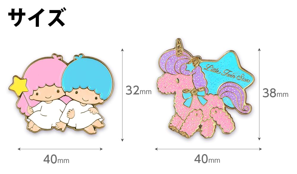 Little Twin Stars Golf Marker Sanrio Characters Licensed Product (Little Twin Stars (LTM002))