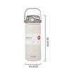 1.2L Large Capacity Thermo Bottle with Straw Stainless Steel Thermal Water Bottle Keep Cold and Thermos Cup Vacuum Flask